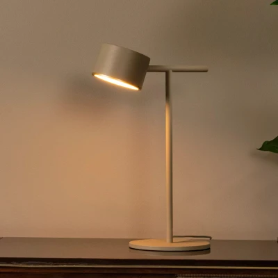 Afbeelding van Lucide GIAN Tafellamp LED Dimb. 1x9W 2700K Taupe