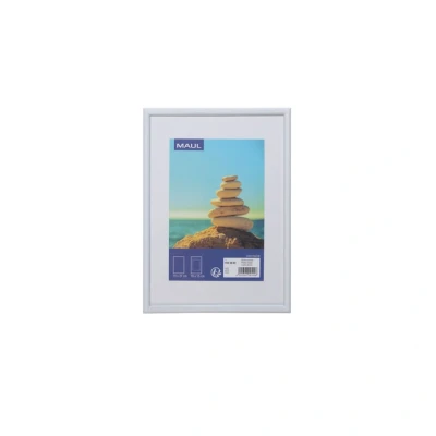 Afbeelding van Fotolijst MAUL art 15x21cm kunststof frame wit