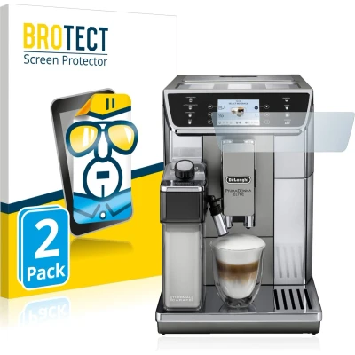 Afbeelding van BROTECT Screenprotector voor DeLonghi Primadonna Elite ECAM650.85.MS Folie Beschermfolie transparant (2 Stuks)