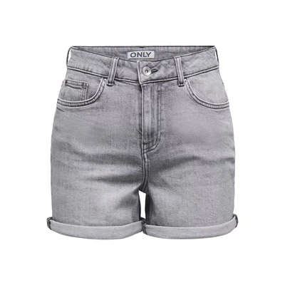 Afbeelding van ONLY Onljosephine Stretch NOOS Jeansshort, Dames, Maat: XS, Medium grey denim