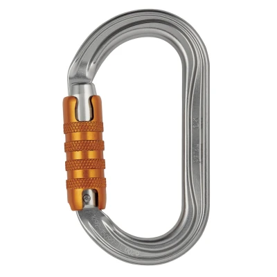 Afbeelding van Petzl OK Triact Lock extra beveiligde ovale karabiner