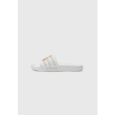 Afbeelding van adidas Performance Adilette REAL Madrid Unisex Zaalvoetbalschoenen, Maat: 38, White/solid grey Kunststof