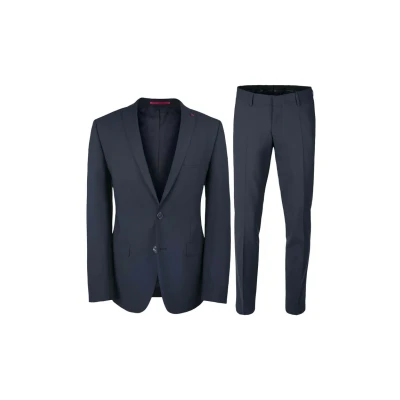 Afbeelding van ROY Robson SLIM FIT 2 SET Kostuum, Heren, Maat: 44, Dark blue