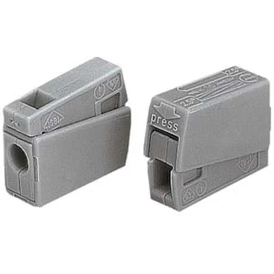 Afbeelding van Wago® 224 101Lichtklem, grijs (100 stuks)