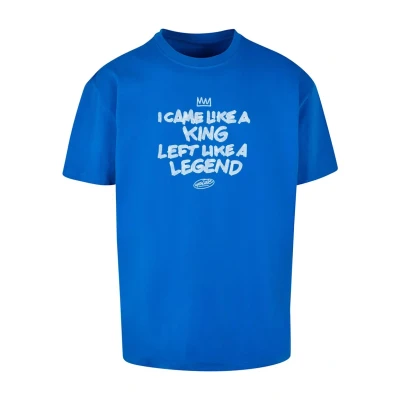 Afbeelding van Upscale by Mister Tee LIKE A Legend Tshirt print, Heren, Maat: XS, Blue