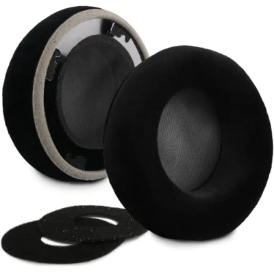 Afbeelding van K712 Oorkussens Vervanging Compatibel met AKG K702 K701 K601 K612 Q701 Q702 Hoofdtelefoon Velours Zacht Memory Foam en Geluidsisolatie