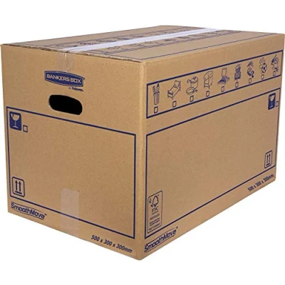 Afbeelding van Bankers Box Box, ongekleurd, maat l 50 x 30 cm, 45