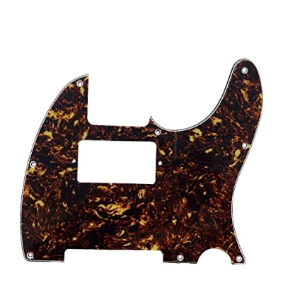 Afbeelding van KAISH Tele Gitaar Humbucker Pickguard Scratch Plate Dark Brown Tortoise for Fender Telecaster