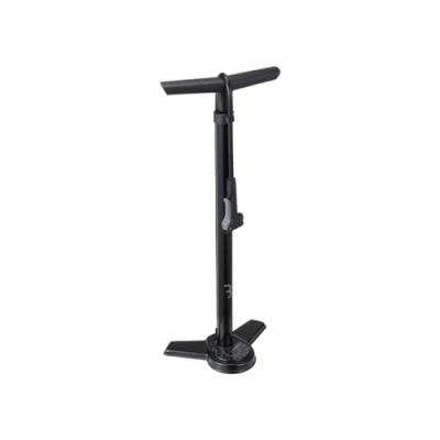 Afbeelding van BBB Cycling AirSteel Fietspomp met Drukmeter Fiets Pomp Racefiets en Mountainbike Voetpomp Extra Lang 11 Bar Zwart BFP 27