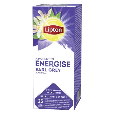 Afbeelding van Lipton Feel Good Selection Earl Grey Thee, thee met een heerlijk bergamot aroma 6 x 25 zakjes
