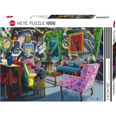 Afbeelding van Heye Puzzle Puzzel Room with Deer1000 Heye29973