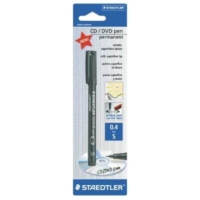 Afbeelding van Cd marker Staedtler zwart 0.4mm