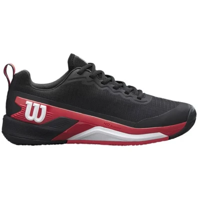 Afbeelding van Wilson Rush Pro 4.5 Clay (Black/Infrared/White) Schoenen Herenschoenen 41 1/3