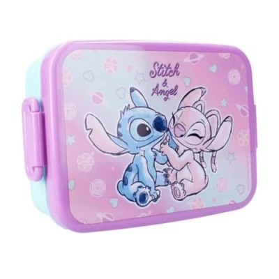Afbeelding van My sweety pop Lunchbox Stitch voor kinderen Kinderdagverblijf kleuterschool vakantie maaltijden 16 cm meisjes blauw cadeau idee