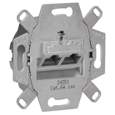 Afbeelding van Jung UAE aansluitdoos 2 x 8 polig CAT 6