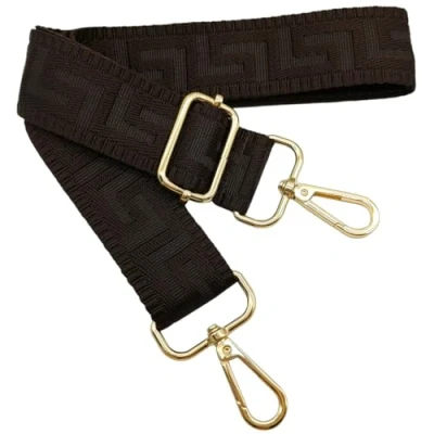 Afbeelding van Verstelbare kleurrijke schouderriem voor damestassen, curry, donker, 80 130 cm, tasriem met gouden karabijnhaak, duurzaam, crossbody tas, gitaar, moderne tassen, accessoires, 3,8 1324