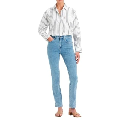 Afbeelding van Levi&#039;s 724 HIGH RISE Straight leg jeans, Dames, Maat: 25x30, Middle course
