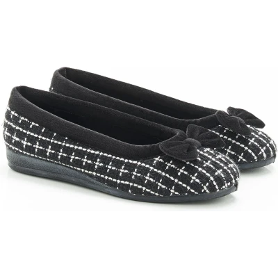 Afbeelding van Damart Thermolactyl pantoffels Vrouwen Zwart 36