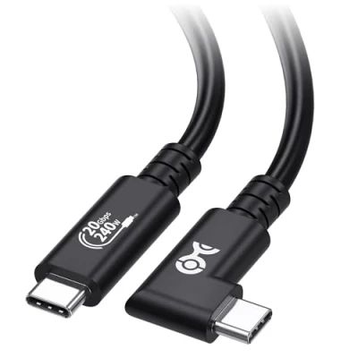 Afbeelding van Cable Matters USB IF certificering: 4 20Gbps 2 m kabel met 8K video, 240 W opladen, compatibel Thunderbolt kabel, iPhone 15 Pro Max, Apple Vision Pro, MacBook, XPS, Surface