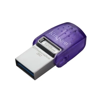 Afbeelding van Kingston DataTraveler microDuo 3C USB flashstation 128GB Gen 3 Type C en A DTDUO3CG3/128GB