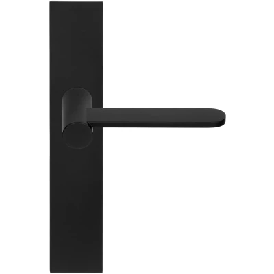 Afbeelding van Formani Deurkruk Bertram Beerbaum TENSE BB102P236SFC op schild blind mat zwart