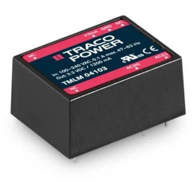 Afbeelding van TracoPower TMLM 04103 AC/DC printnetvoeding 3.3 V/DC 1.2 A 4 W