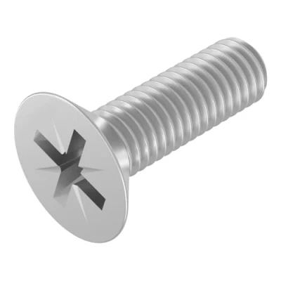 Afbeelding van SECCARO Verzinkschroef M6 x 20 mm, roestvrij staal V2A VA A2, DIN 965, kruiskop/pZ, volledige schroefdraad, stuks