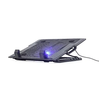Afbeelding van Laptopstandaard Gembird Tot 17 inch (Koelfunctie, Ergonomisch, Verstelbaar, USB poort, LED)