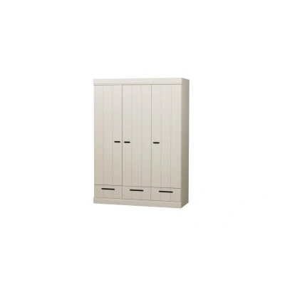Afbeelding van WOOOD Connect 3 deurs Kledingkast Grenen Dust 195x140x53