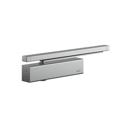 Afbeelding van AXA 7510 deurdranger met glijarm sluitkracht 3 6 aluminiumgrijs