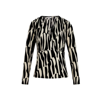 Afbeelding van MORGAN T shirts met lange mouwen, Meerkleurig, M