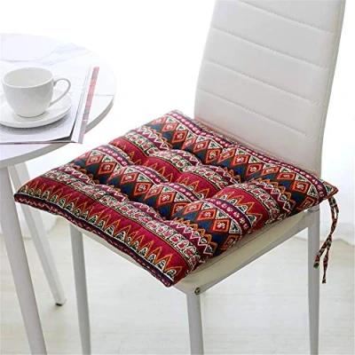 Afbeelding van Set van 4 zitkussens, kussens, stoelkussen, zitkussen, 40 x cm, tuinstoelkussen, zitkussen voor tuin, balkon, terras (plaats, O)