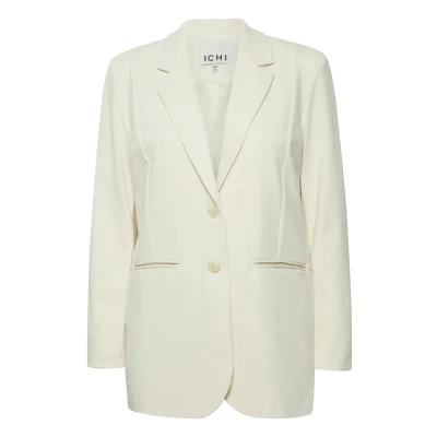 Afbeelding van ICHI Ihkate SUS Oversize BL Blazer, Dames, Maat: Large, Birch