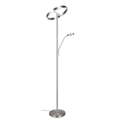 Afbeelding van Trio Design leeslamp Willis RVS 180cm 449510207
