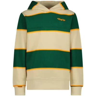 Afbeelding van Vingino Boys Hoody Neal in Color Bottle Green Size 14 Years, flesgroen, Jaar