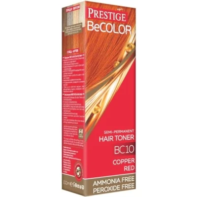 Afbeelding van Semi permanente haartoner Kleur BC10 Koperrood, Geen Ammoniak Peroxide van BeColor