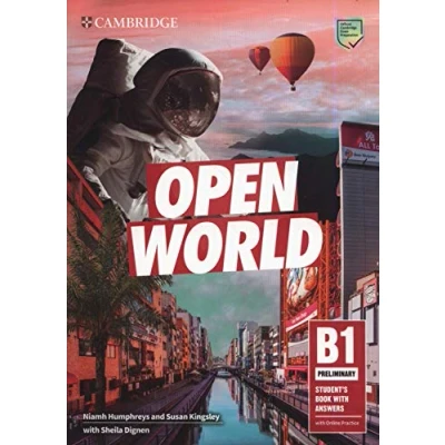Afbeelding van Open World Preliminary Student’s Book with Answers Online Practice