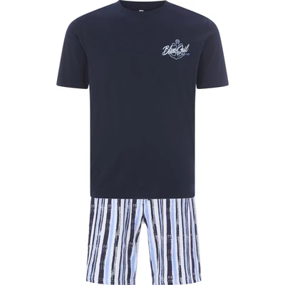 Afbeelding van Jan Vanderstorm Askivar SET Pyjama, Heren, Maat: Large, Dunkelblau