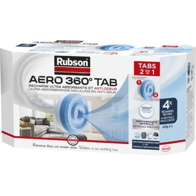 Afbeelding van Rubson navullingen aero 360 neutraal, 4x 450 gram