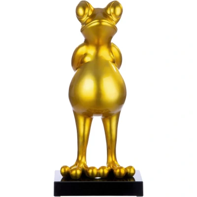 Afbeelding van Casablanca by Gilde Dierfiguur Sculptuur Kikker gold (1 stuk)