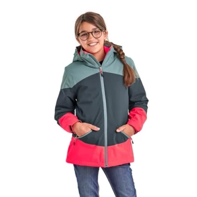 Afbeelding van killtec meisjes Outdoorjack/functioneel jack met capuchon KOW 195 GRLS JCKT, dark aquaverde, 164, 38510 000