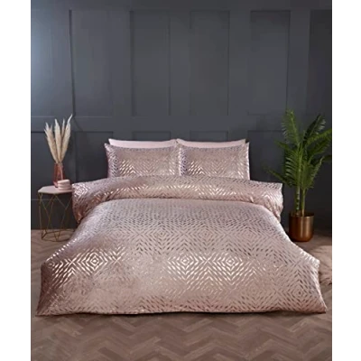 Afbeelding van Rapport Home Bellagio Dekbedovertrek Set (King, Blush)
