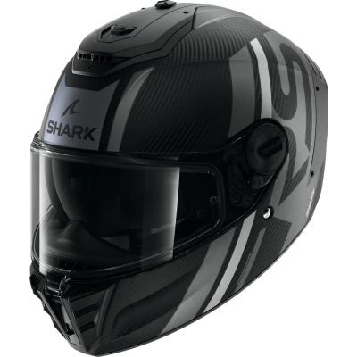 Afbeelding van Shark Spartan RS Shawn Carbon Helm, zwart grijs, afmeting XS voor man