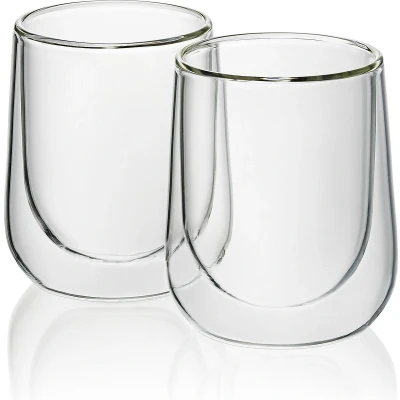 Afbeelding van Cappucinokop Kela Fontana Transparant 180ml (Set van 2)