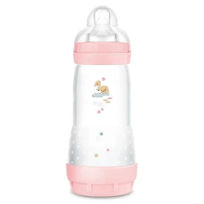Afbeelding van MAM Easy Start Anti Koliek Fles met SkinSoftTM siliconen zuiger, vanaf 4 maanden, 320 ml, roze