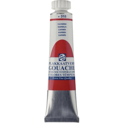 Afbeelding van Talens plakkaatverf Extra Fijn tube van 20 ml, karmijn