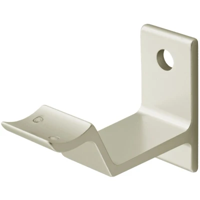 Afbeelding van Hermeta Leuninghouder hol zadel 65mm gat voor bevestiging M8 nieuw zilverkleurig 3543 02e