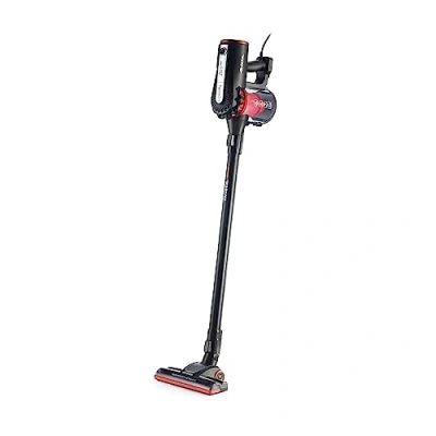 Afbeelding van Ariete 2759 Handy Force RBT, 2 in 1 accustofzuiger en kruimelzuiger, HEPA filter, zakloze cycloontechnologie, gemotoriseerde borstel, rood/zwart, 600 W
