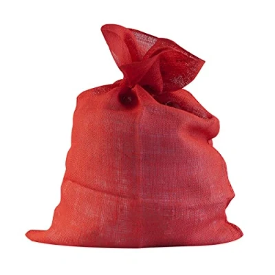 Afbeelding van Windhager ÖKO, jute, stof, aardappelzak, decoratieve zak, multifunctionele jutezak, winterbescherming voor pot en potplanten, rood, 70 x 100 cm, 06070