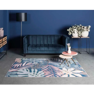 Afbeelding van Vloerkleed Urban Jungle Blauw 200x300 Cm